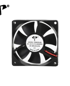80X80X25 DC Brushless Cooling Fan for Server Racks Telecommunication Cabinet
